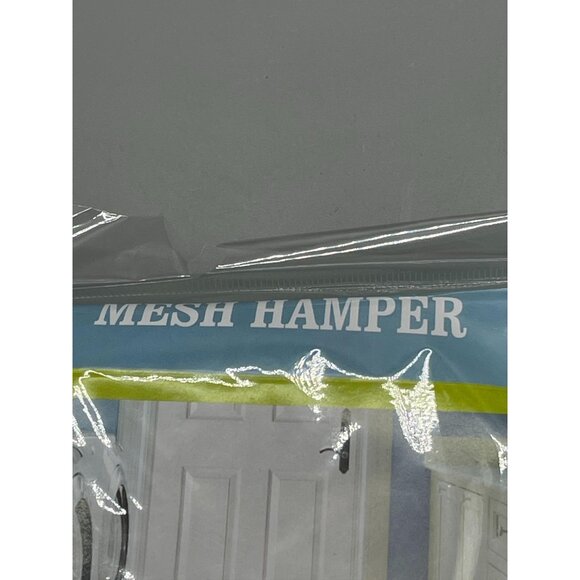 Home collections pop-up collapsible mesh hamper folds flat carry handle READ NEW - Picture 4 of 6